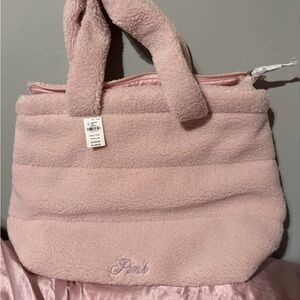 PINK Victoria's Secret Blush Fleece Tote